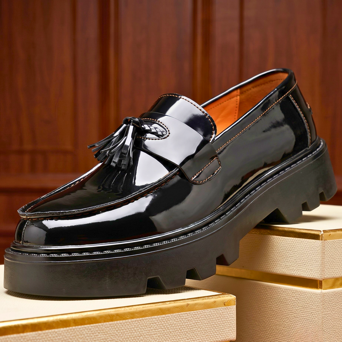 Dawson Leather Tassel Loafers