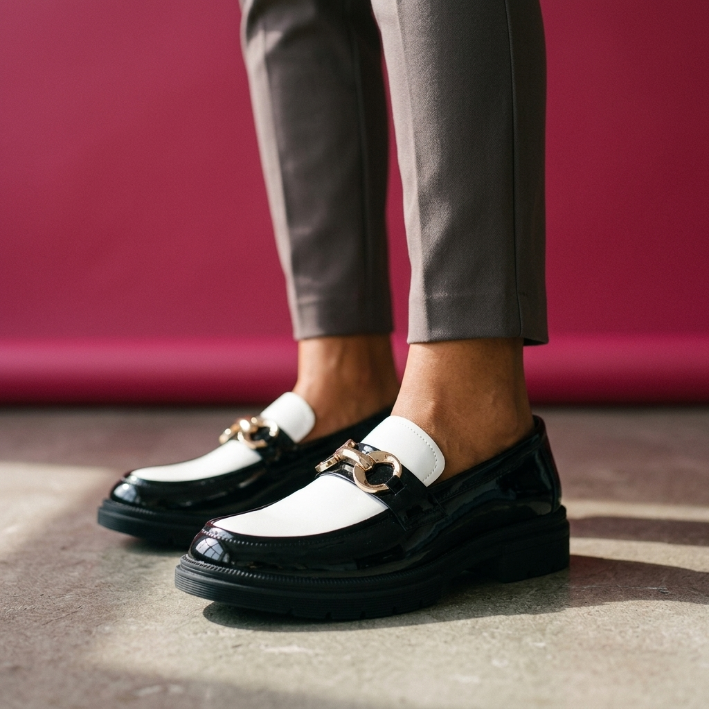 Kingston Retro Leather Loafers
