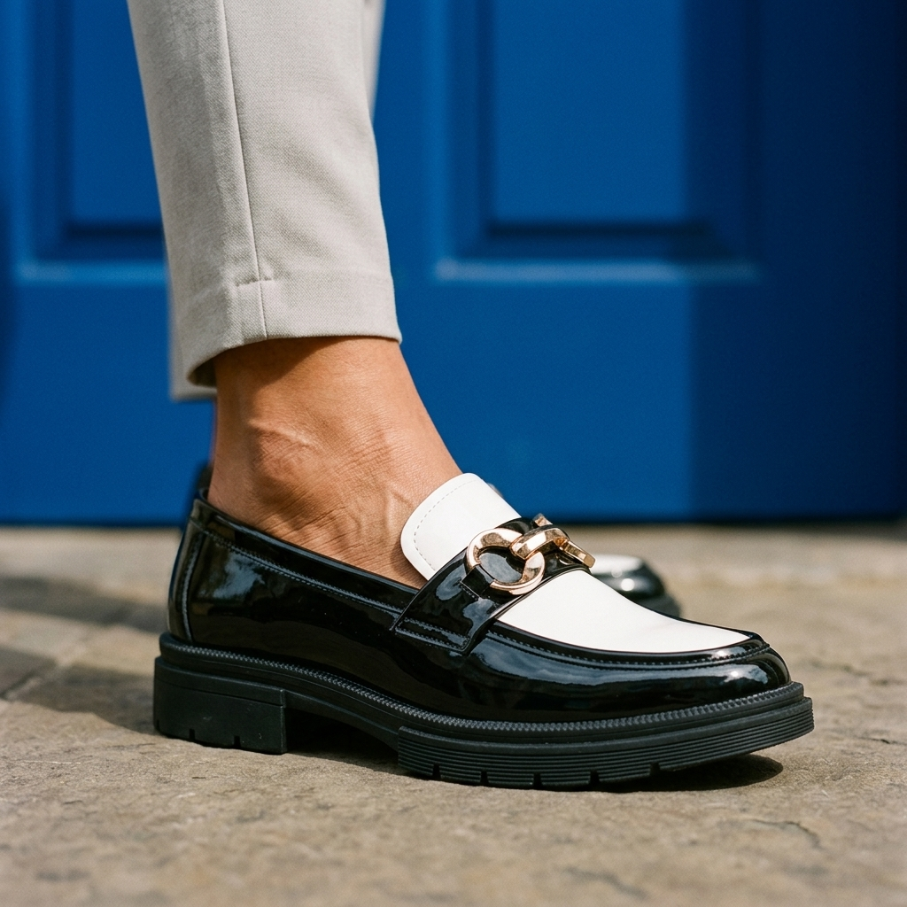 Kingston Retro Leather Loafers