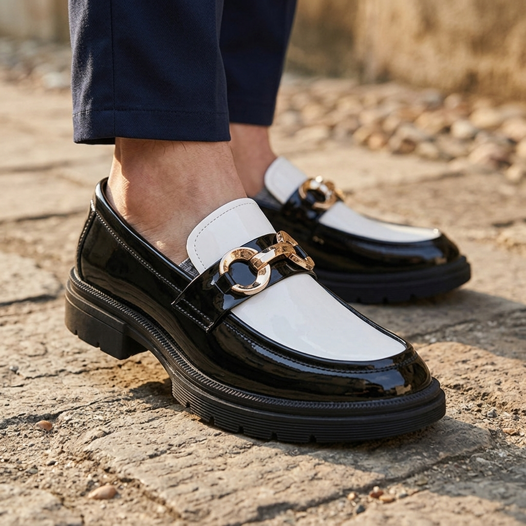 Kingston Retro Leather Loafers