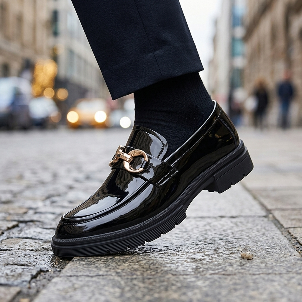Kingston Retro Leather Loafers