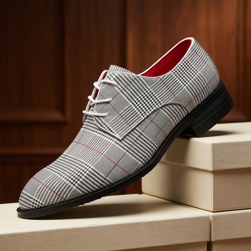 Lincoln Plaid Dress Shoes