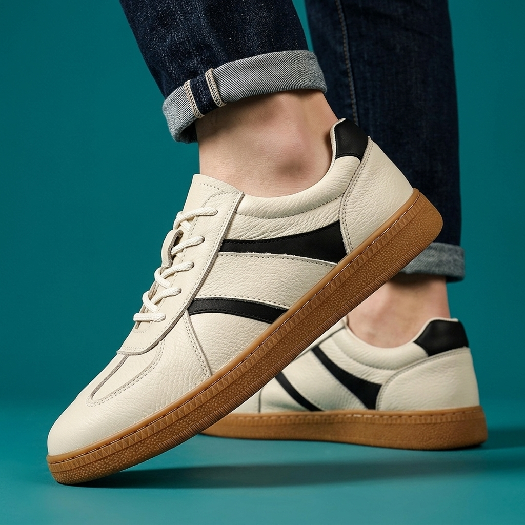 Calder Genuine Leather Sneakers