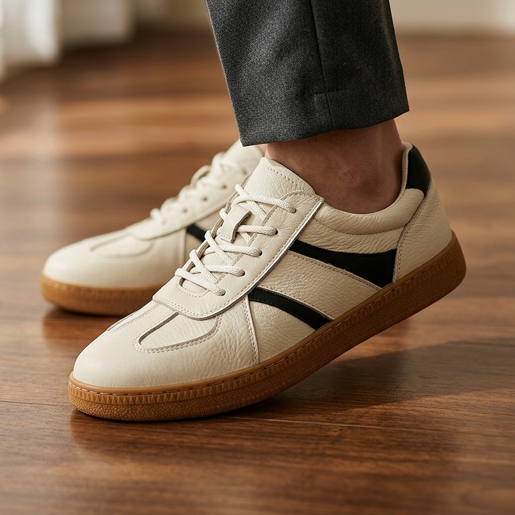Calder Genuine Leather Sneakers