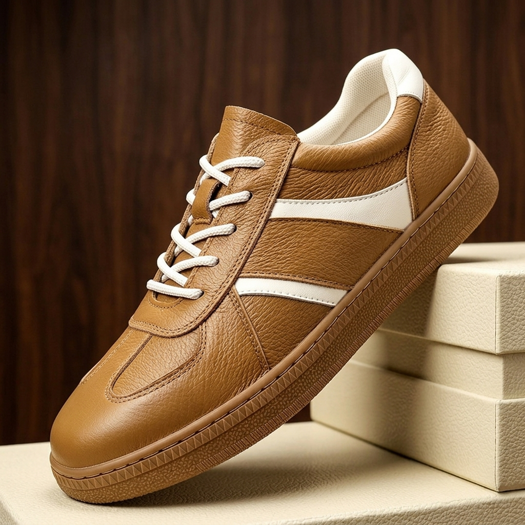 Calder Genuine Leather Sneakers