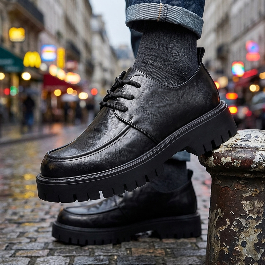 Callahan Leather Lug Derbies