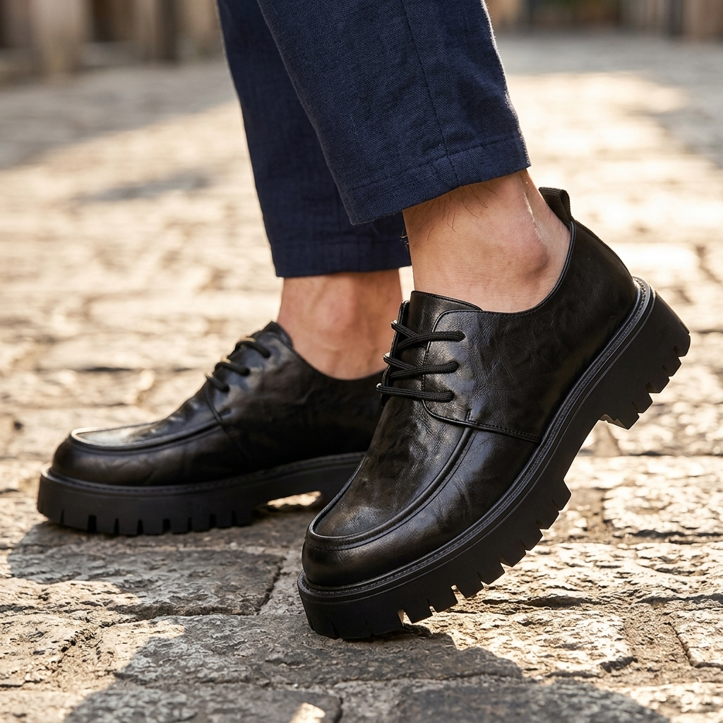 Callahan Leather Lug Derbies