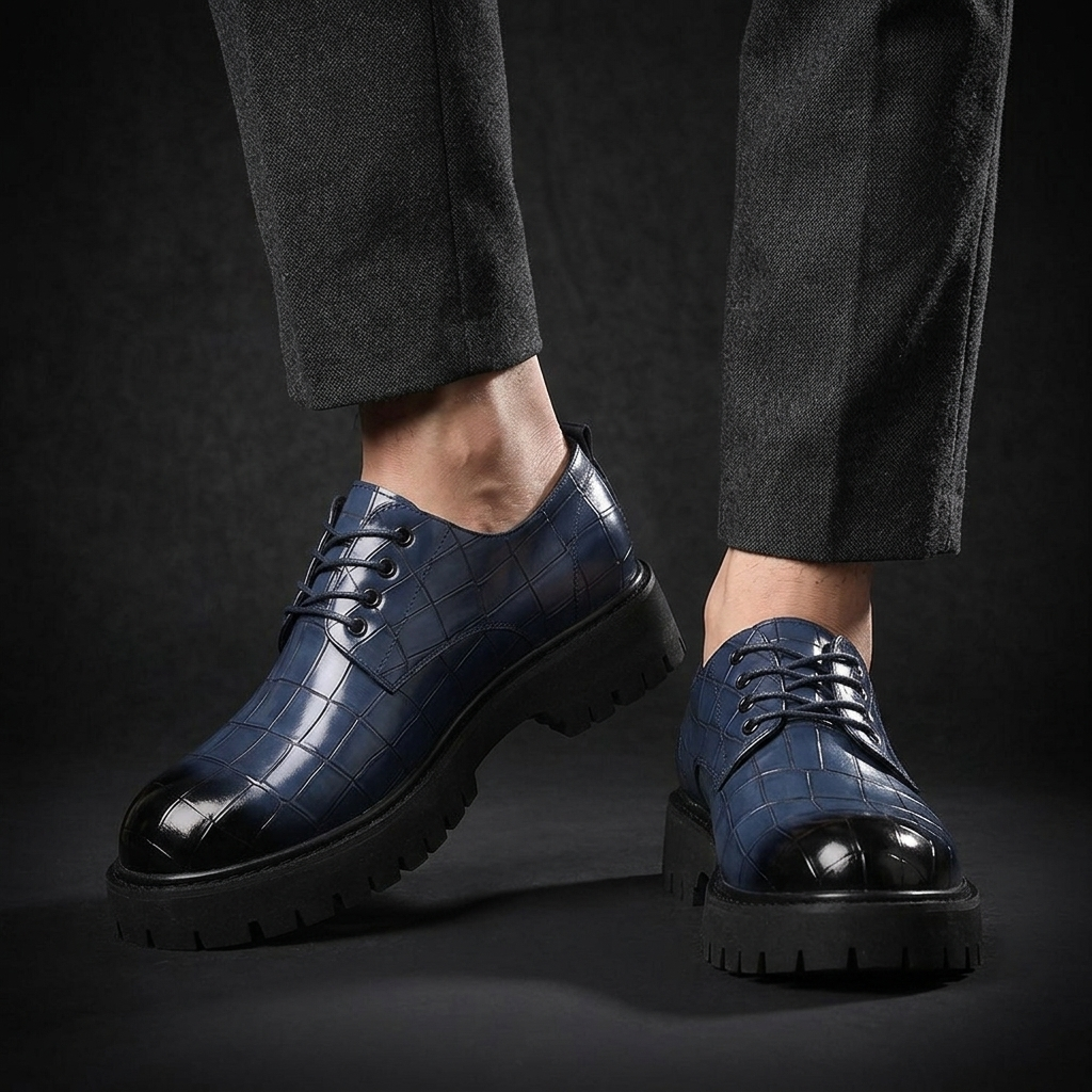 Preston Leather Lug Derbies