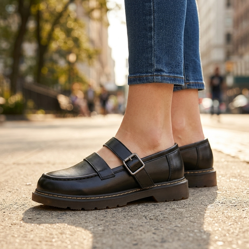 Camille Leather Derbies