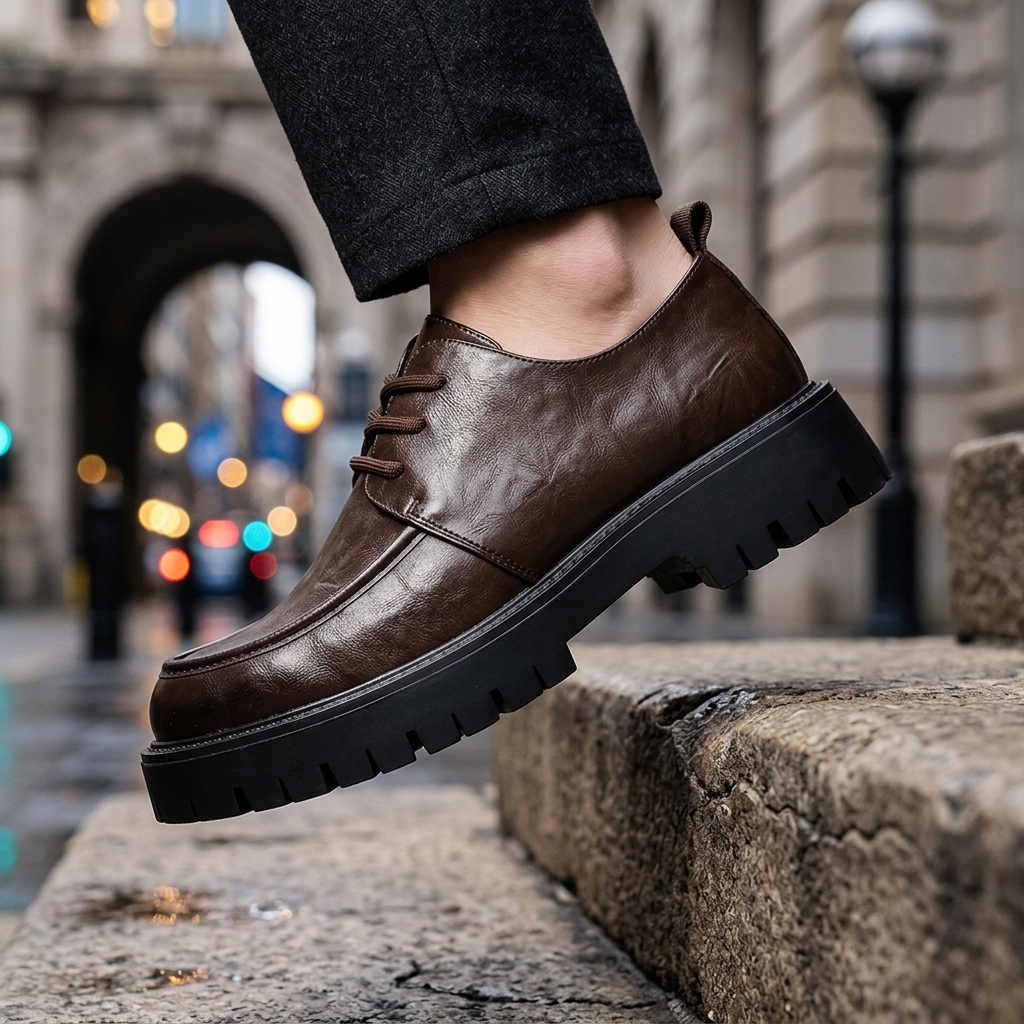 Callahan Leather Lug Derbies