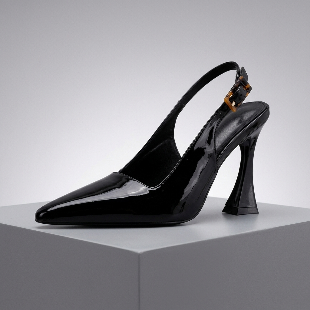 Vivienne Leather Slingback Heels