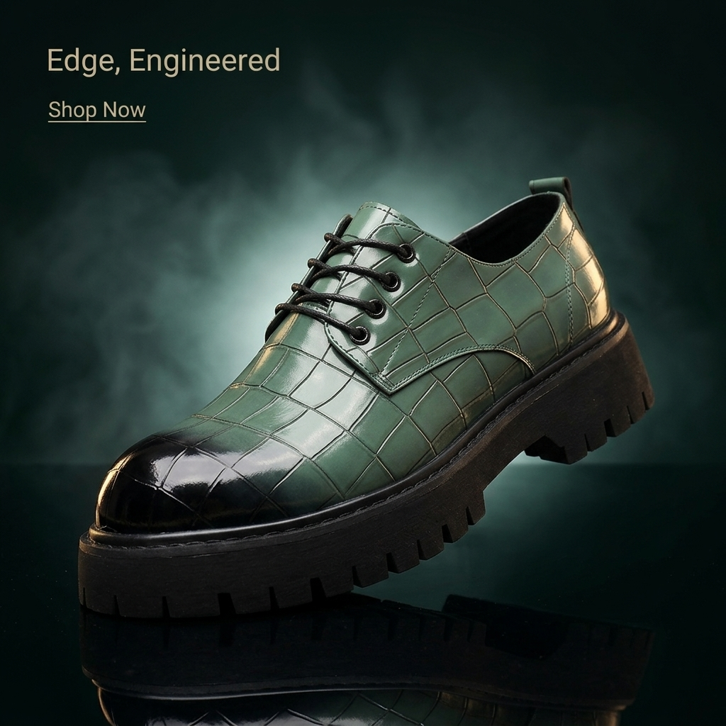 Preston Leather Lug Derbies