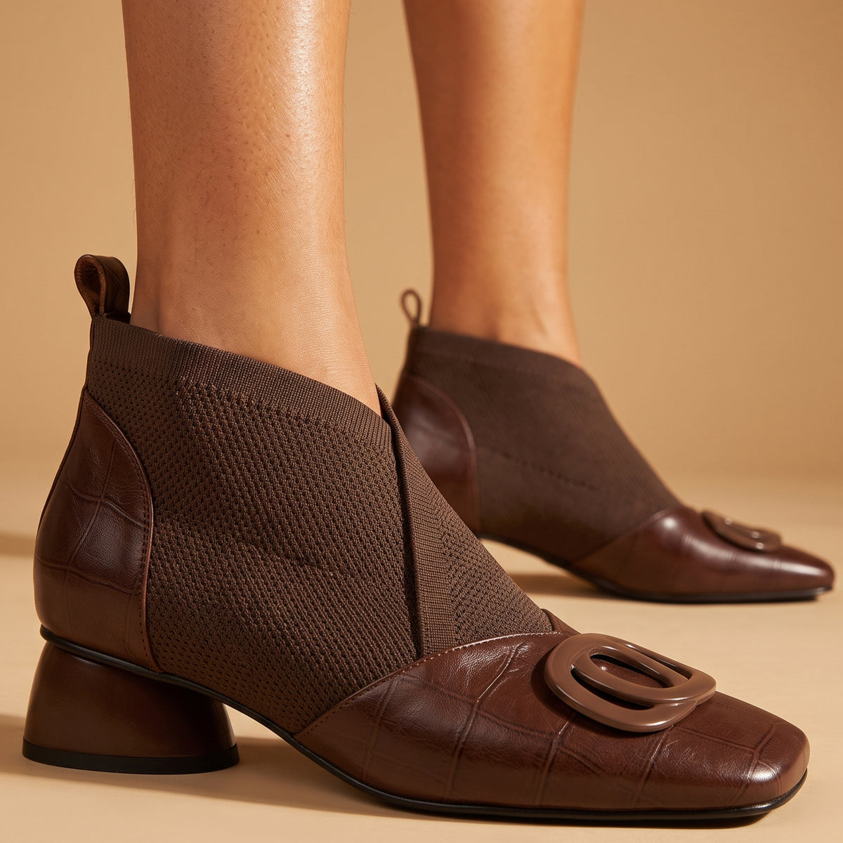 Clara Sculpted Leather Boots