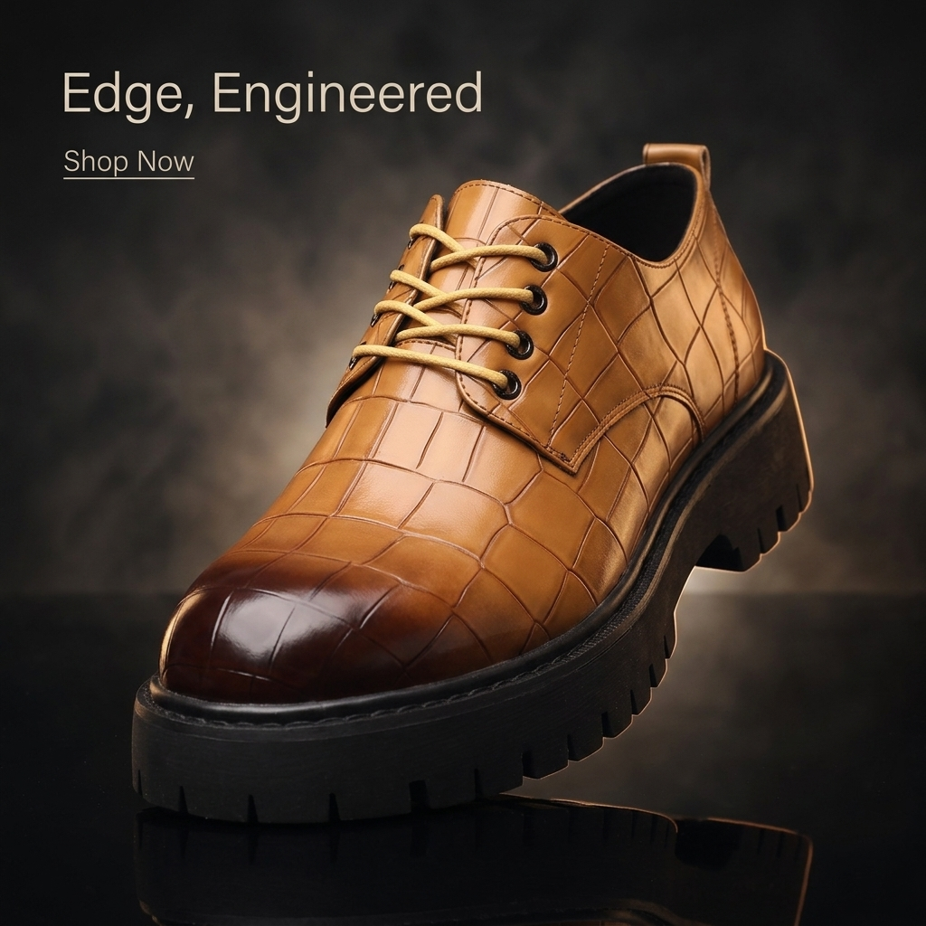 Preston Leather Lug Derbies