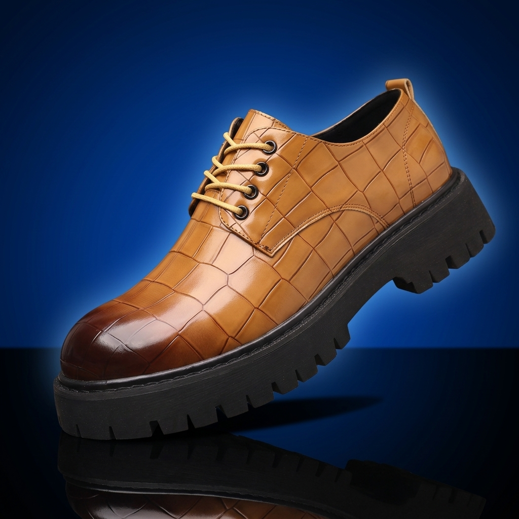 Preston Leather Lug Derbies