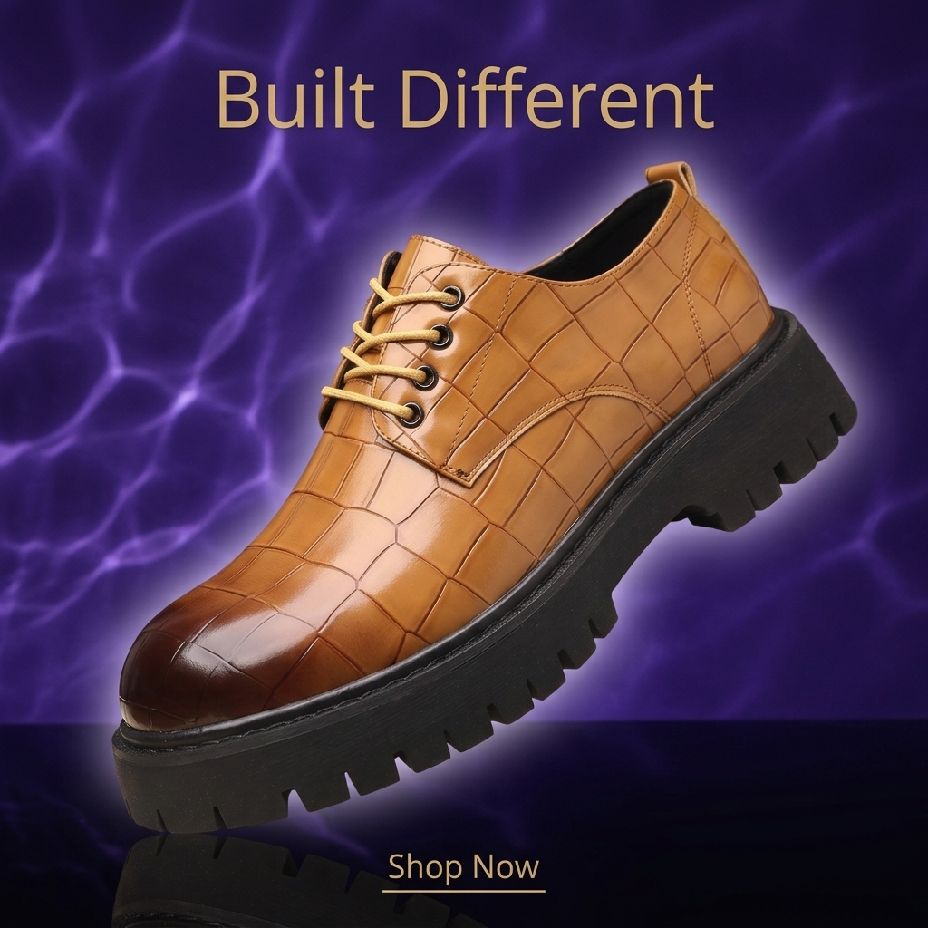 Preston Leather Lug Derbies