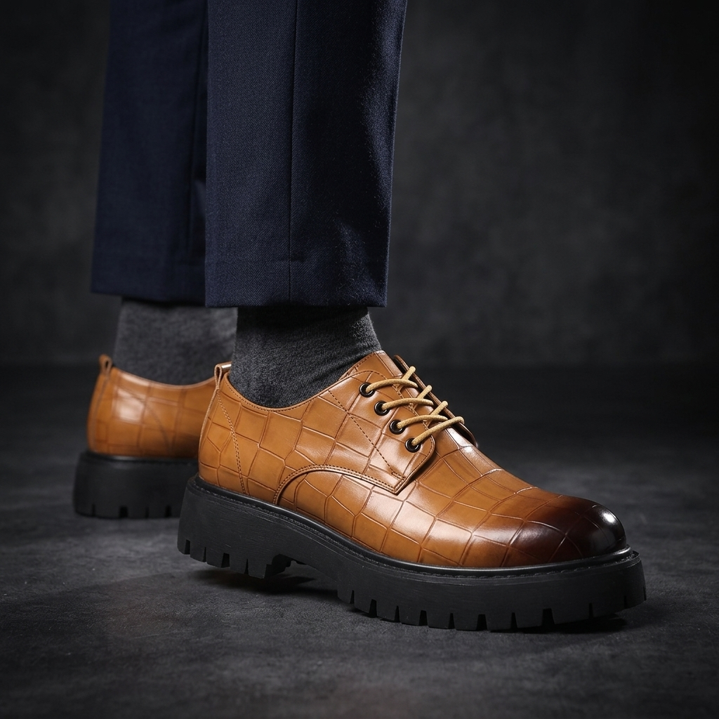 Preston Leather Lug Derbies