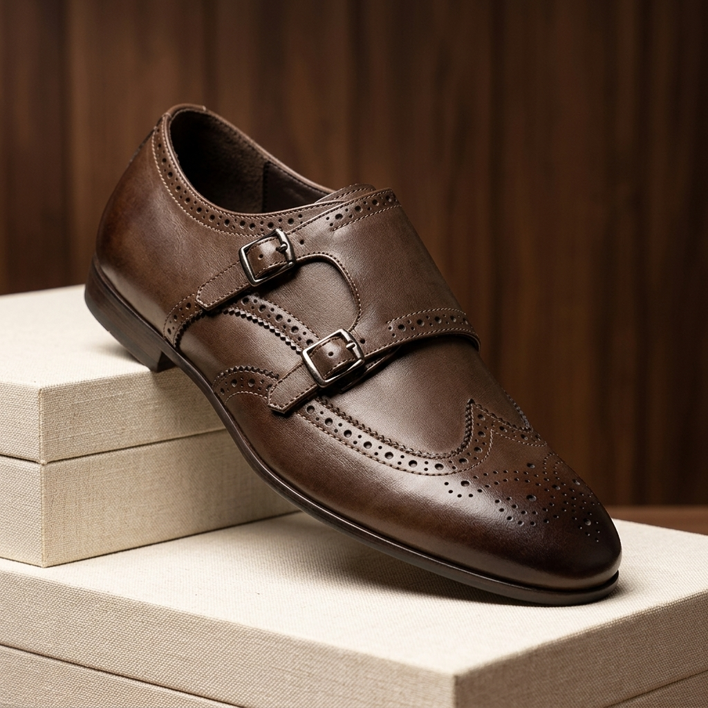 Franklin Double-Buckle Brogues