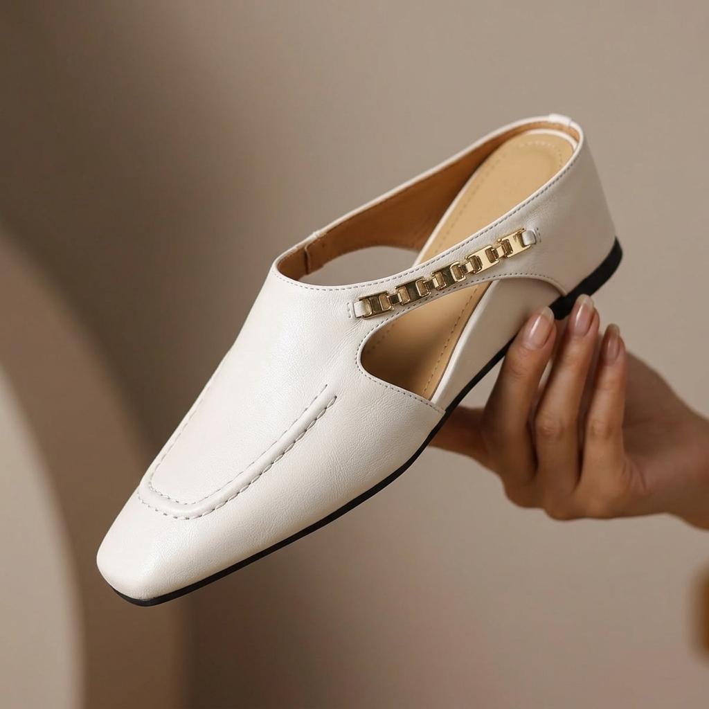 Amelia Leather Flats