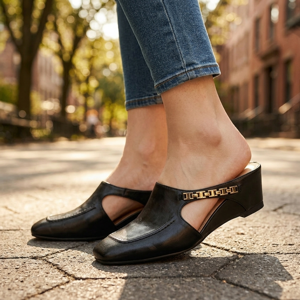Amelia Leather Flats