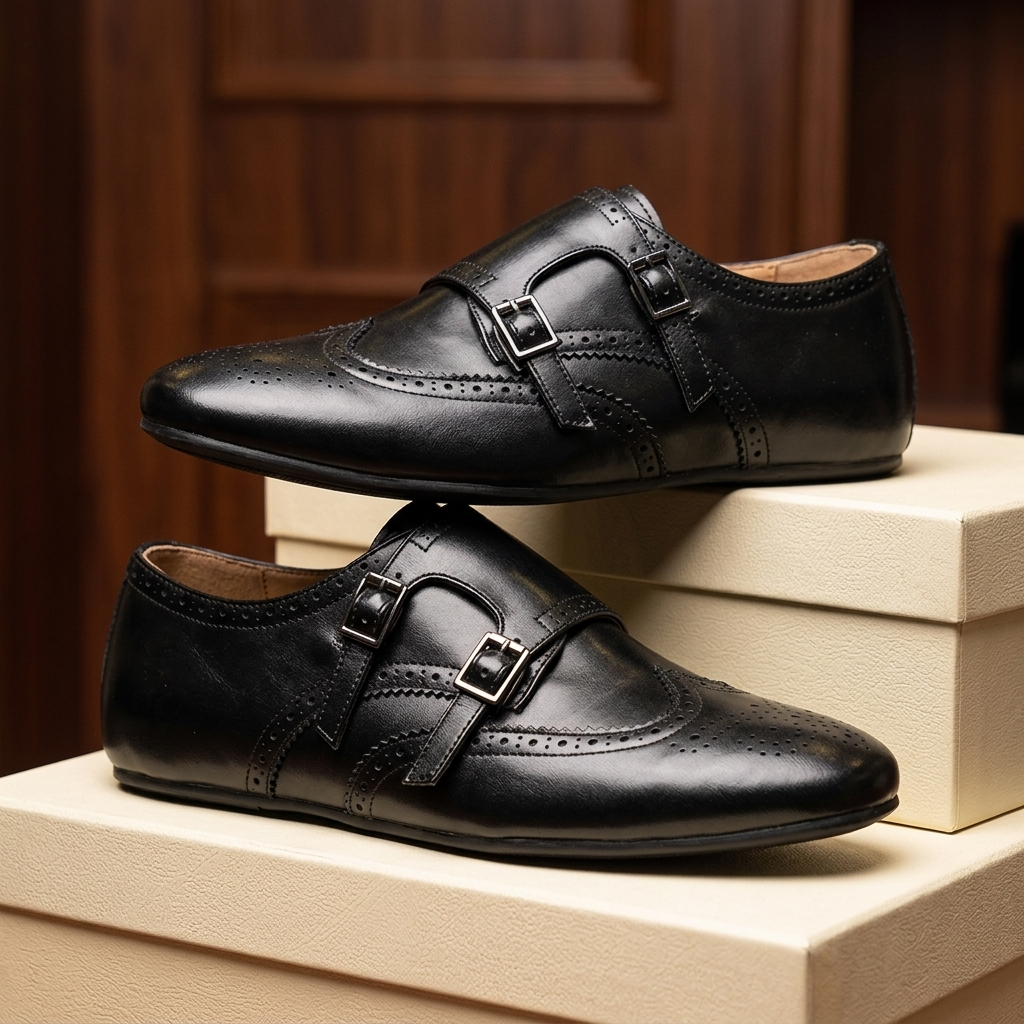 Franklin Double-Buckle Brogues