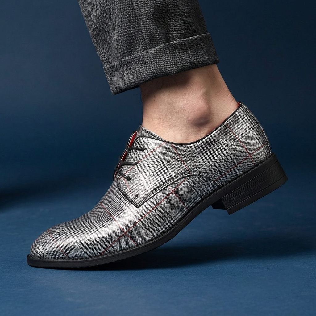 Lincoln Plaid Dress Shoes