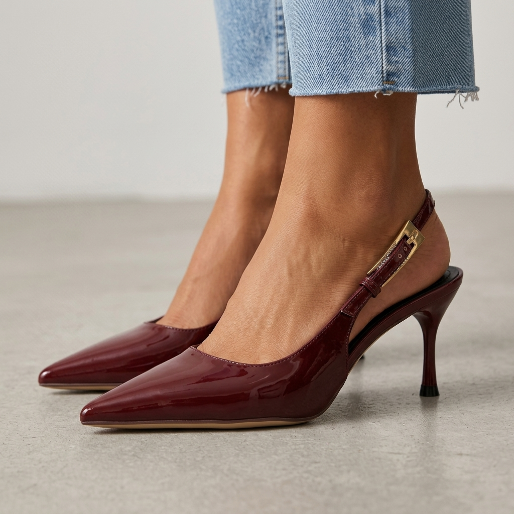Celeste Pointed Slingback Heels