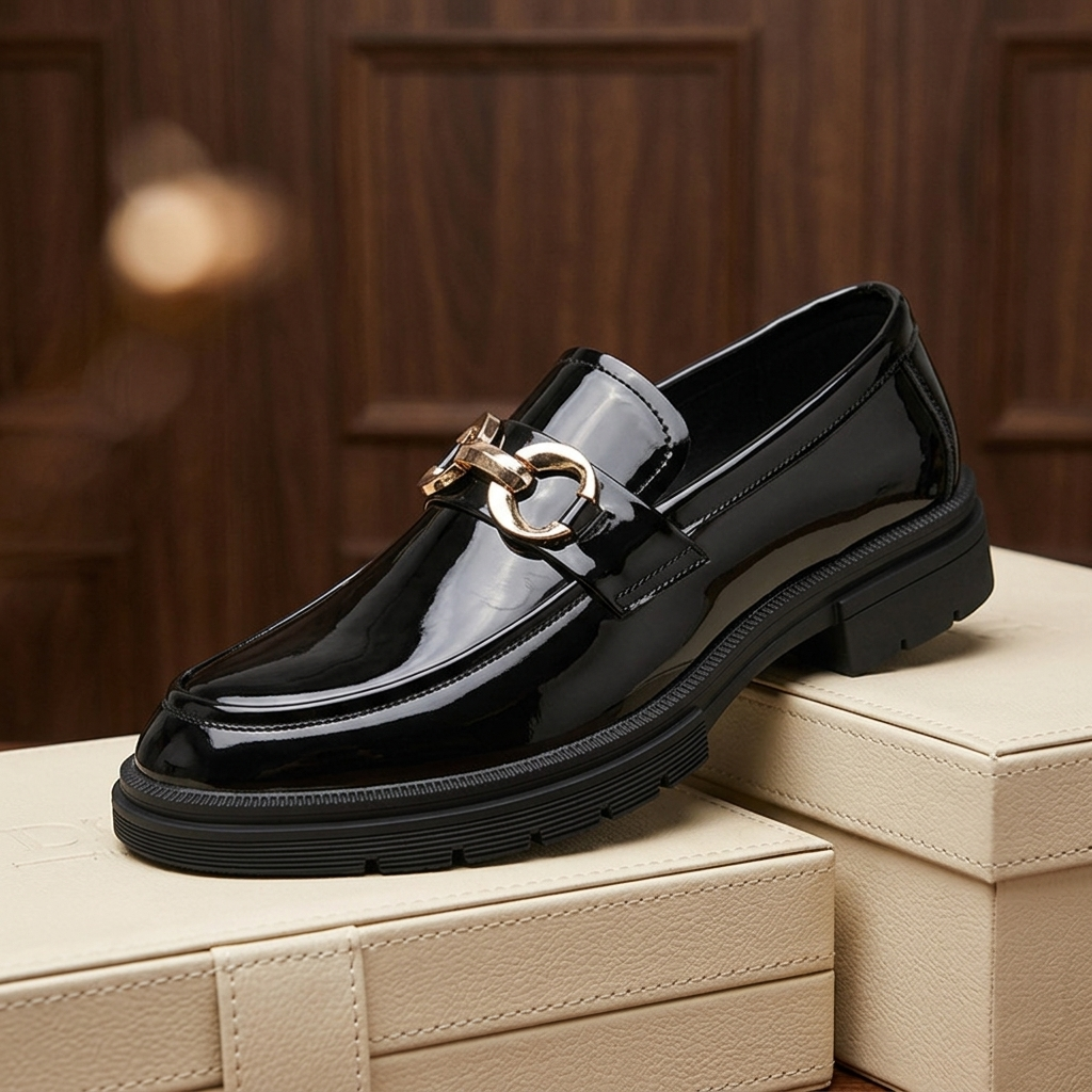 Kingston Retro Leather Loafers