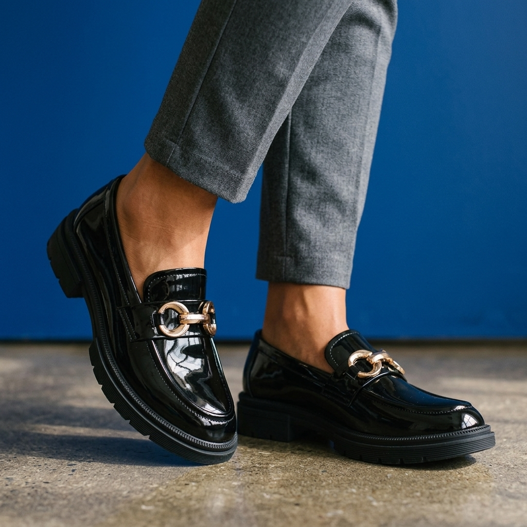 Kingston Retro Leather Loafers