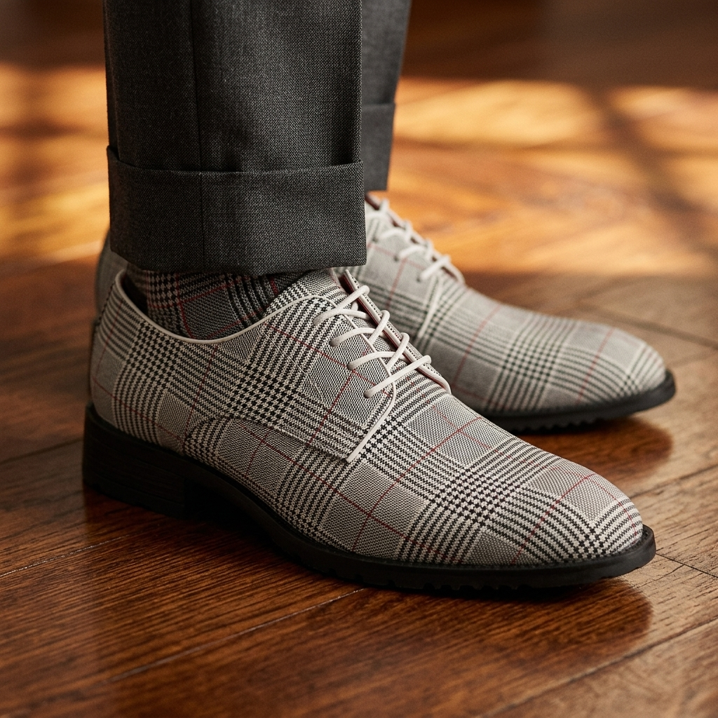 Lincoln Plaid Dress Shoes