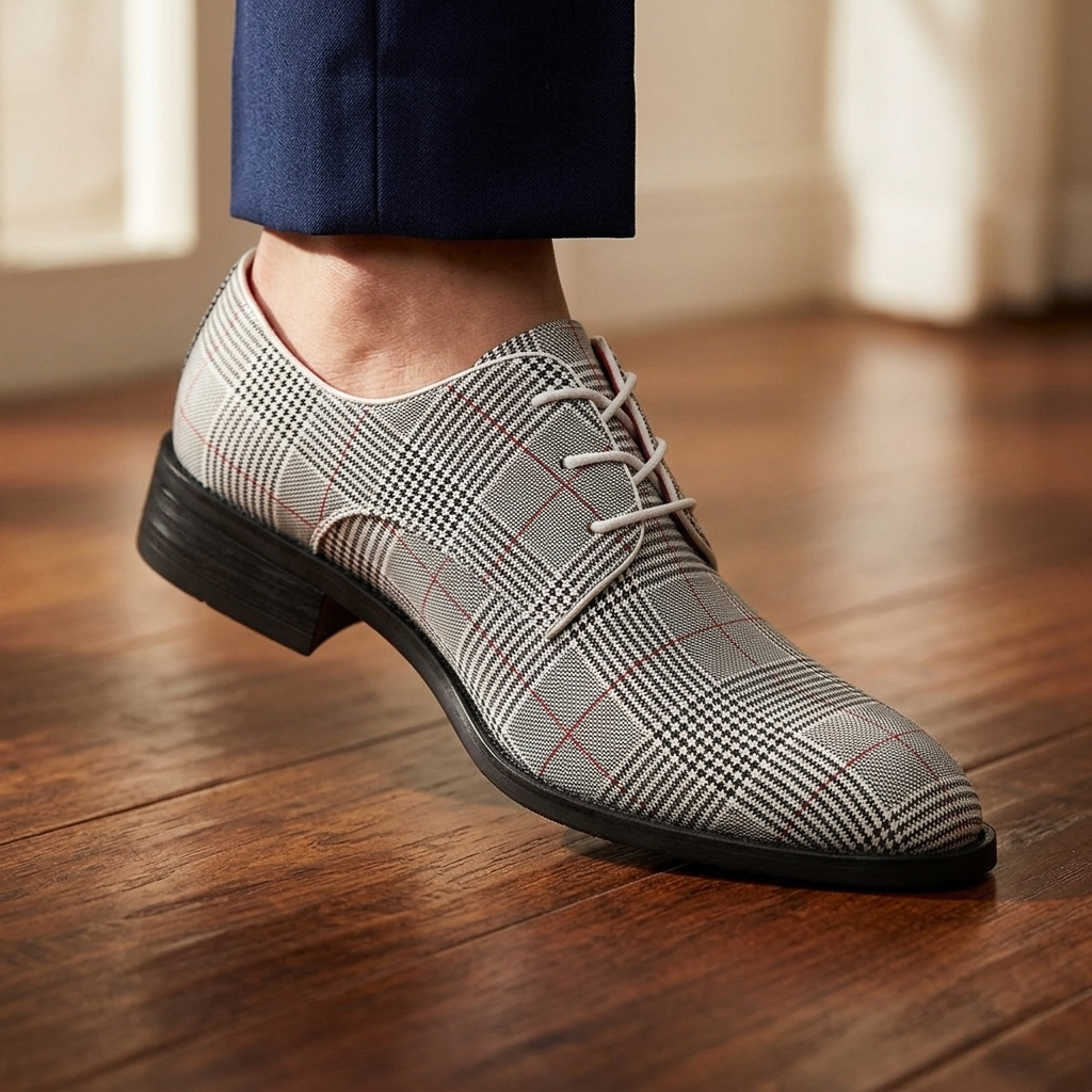 Lincoln Plaid Dress Shoes