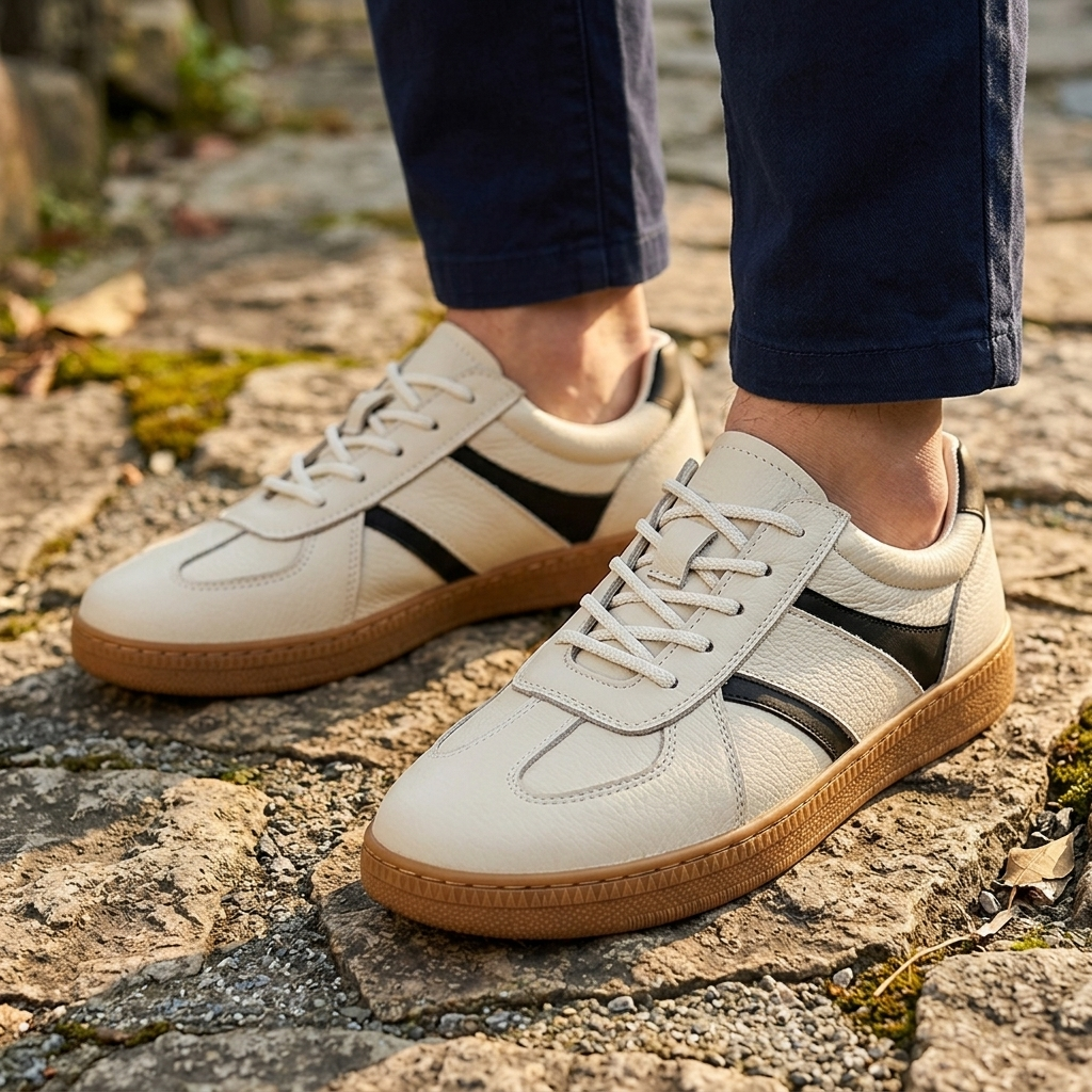 Calder Genuine Leather Sneakers