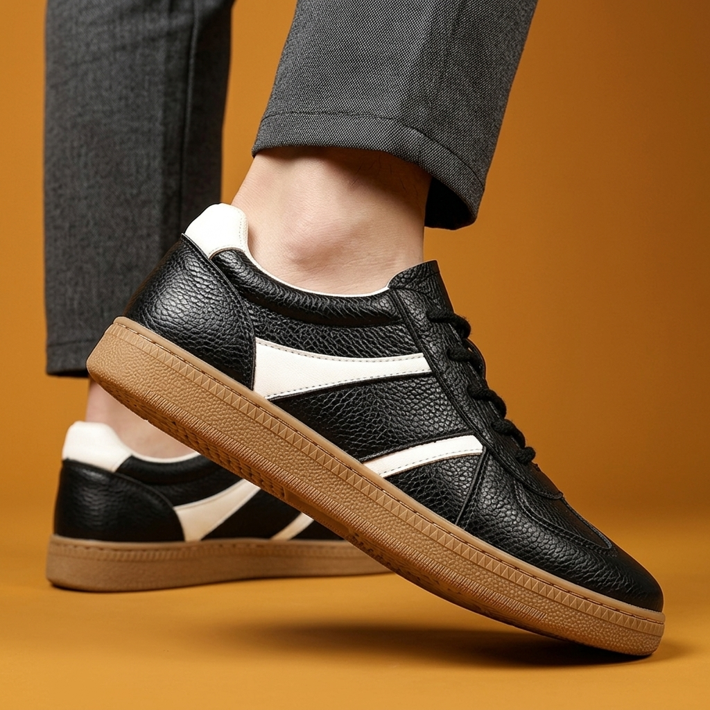 Calder Genuine Leather Sneakers