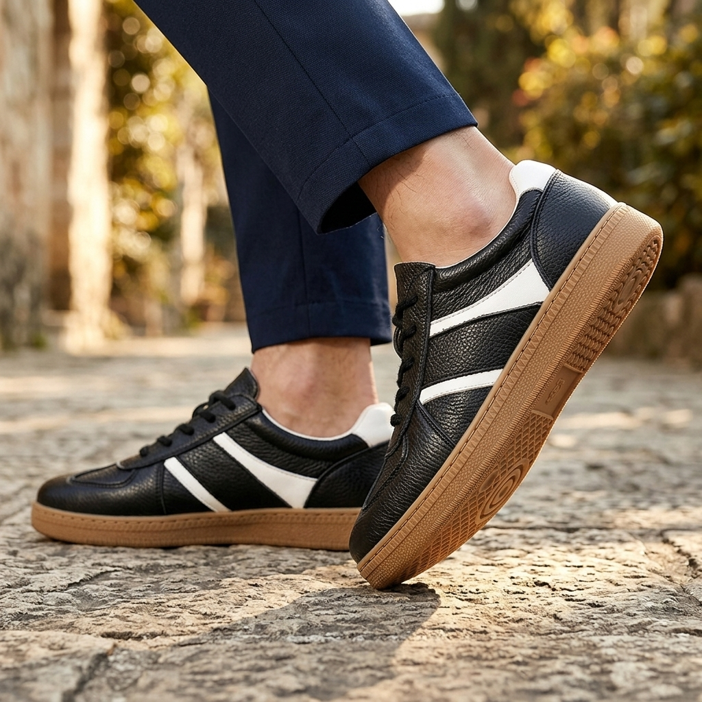 Calder Genuine Leather Sneakers