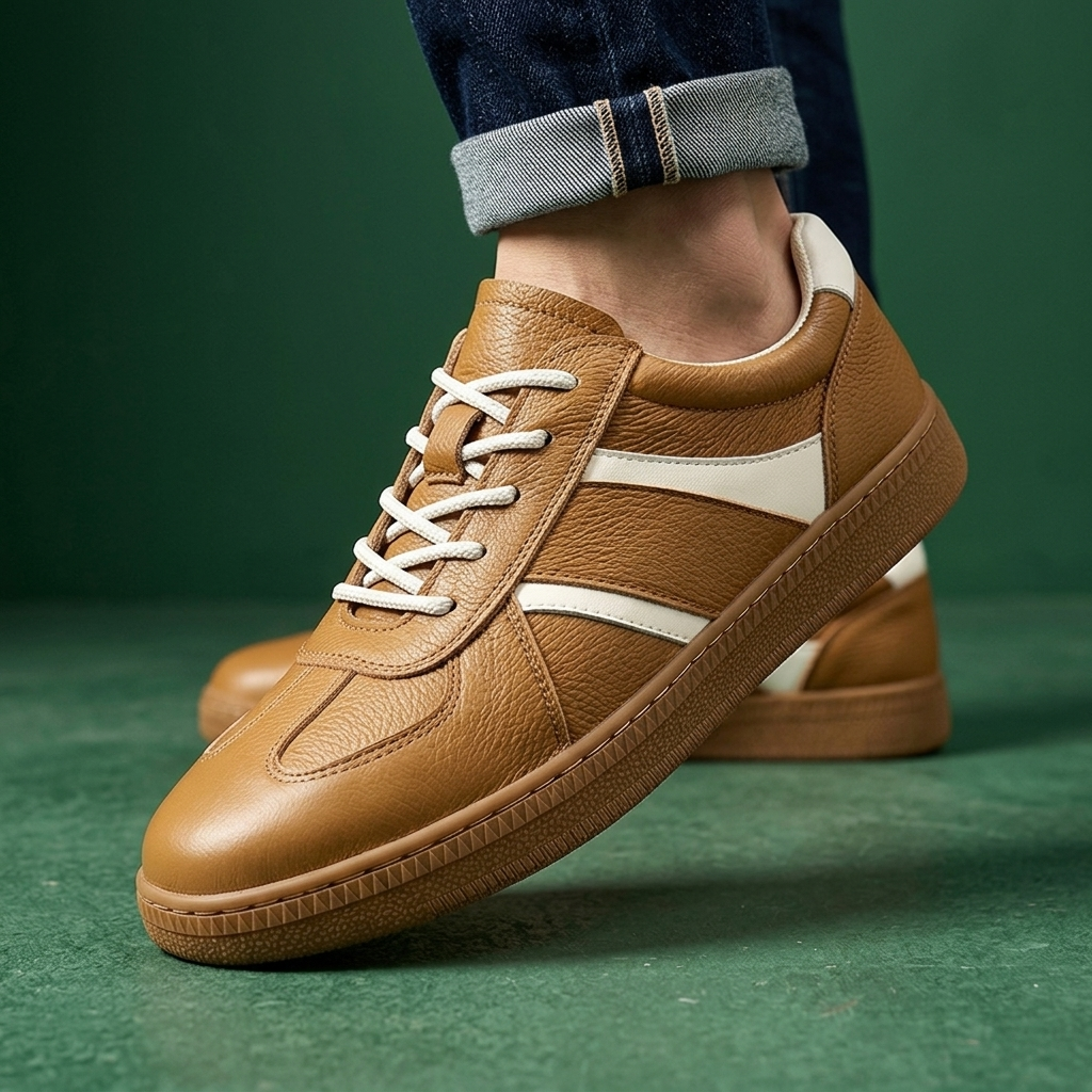 Calder Genuine Leather Sneakers