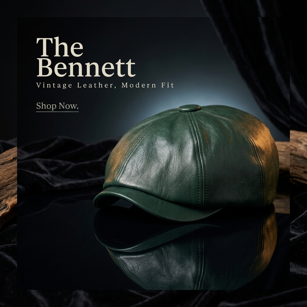 Bennett Vintage Leather Ivy Cap