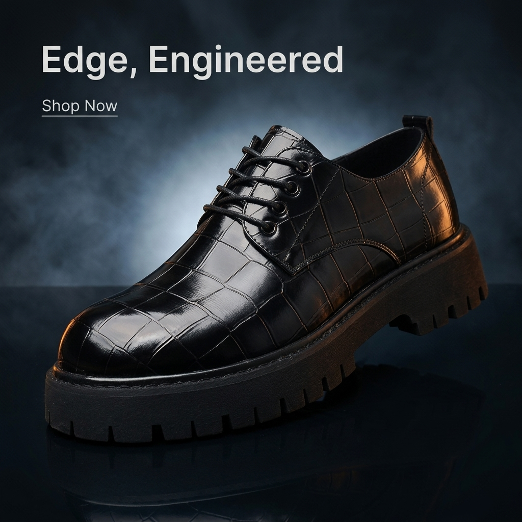 Preston Leather Lug Derbies