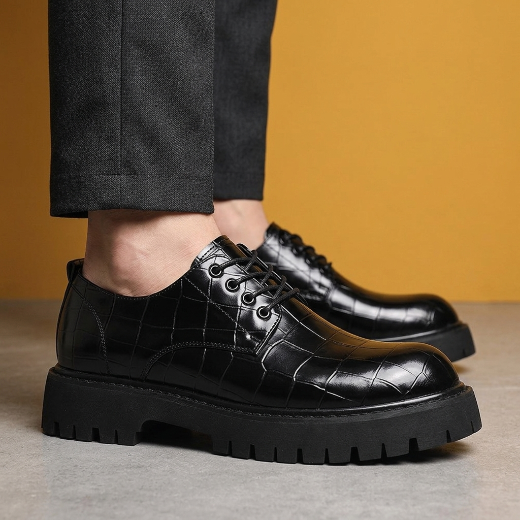 Preston Leather Lug Derbies