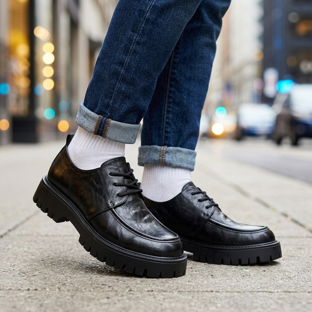 Callahan Leather Lug Derbies