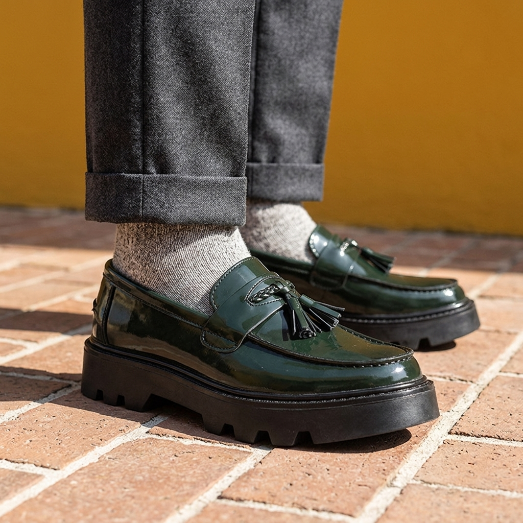 Dawson Leather Tassel Loafers