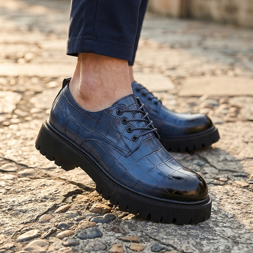 Preston Leather Lug Derbies