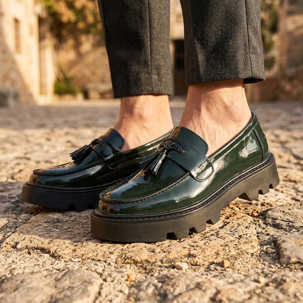 Dawson Leather Tassel Loafers