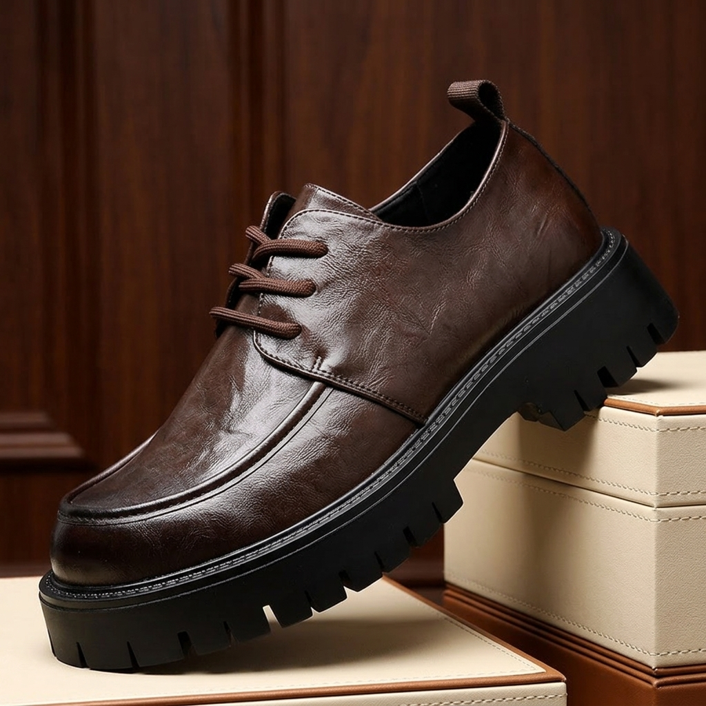 Callahan Leather Lug Derbies