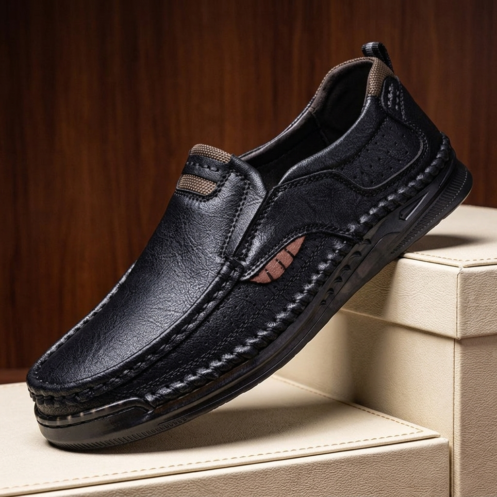 Atlas Leather Slip-Ons