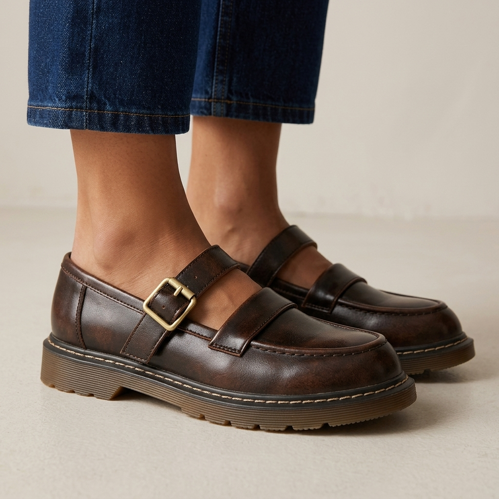 Camille Leather Derbies