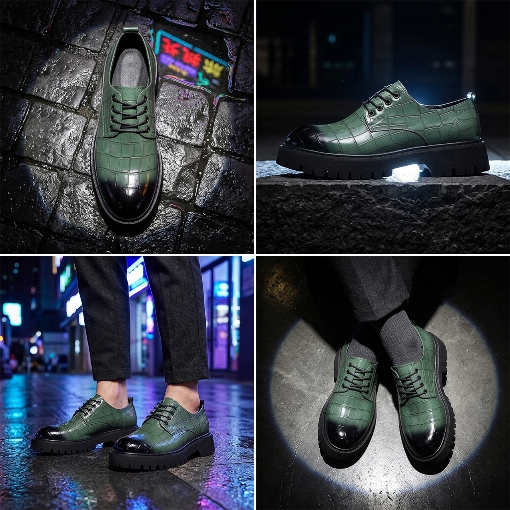 Preston Leather Lug Derbies