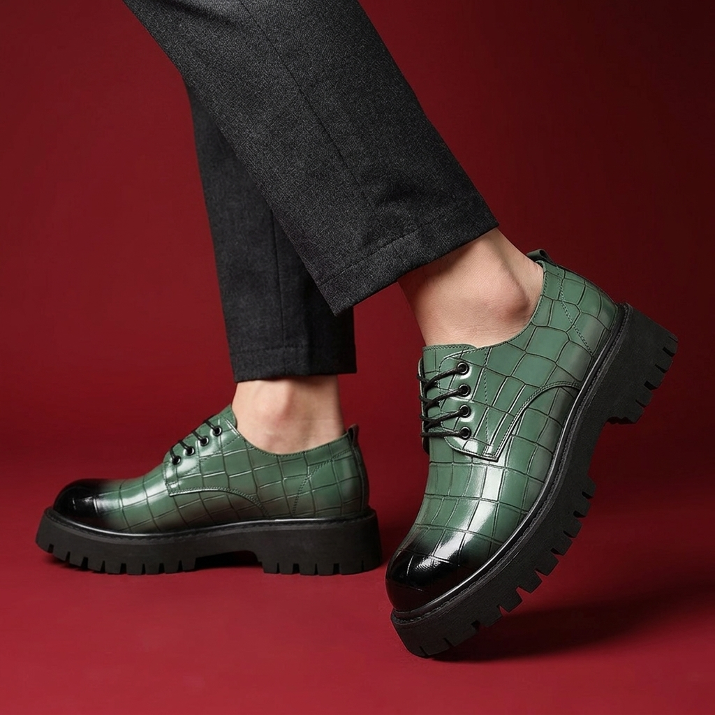 Preston Leather Lug Derbies