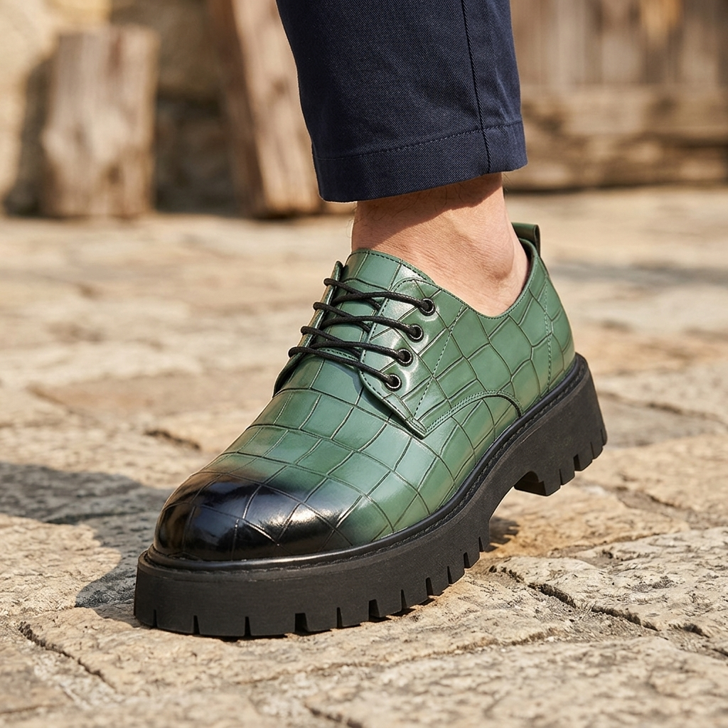 Preston Leather Lug Derbies