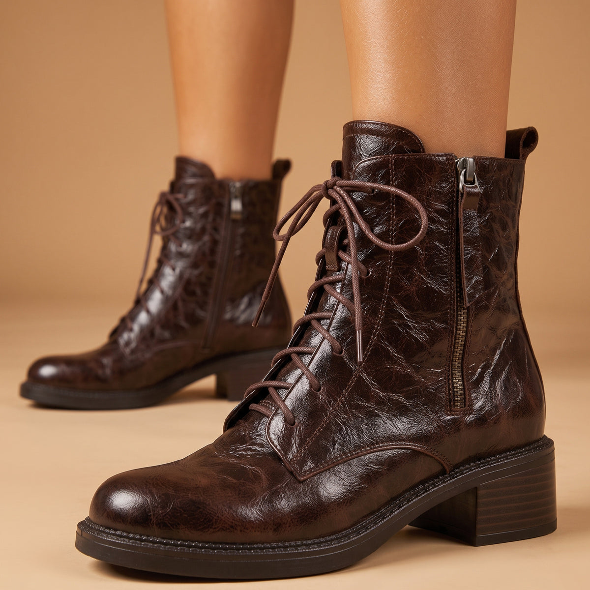 Adeline Genuine Leather Boots