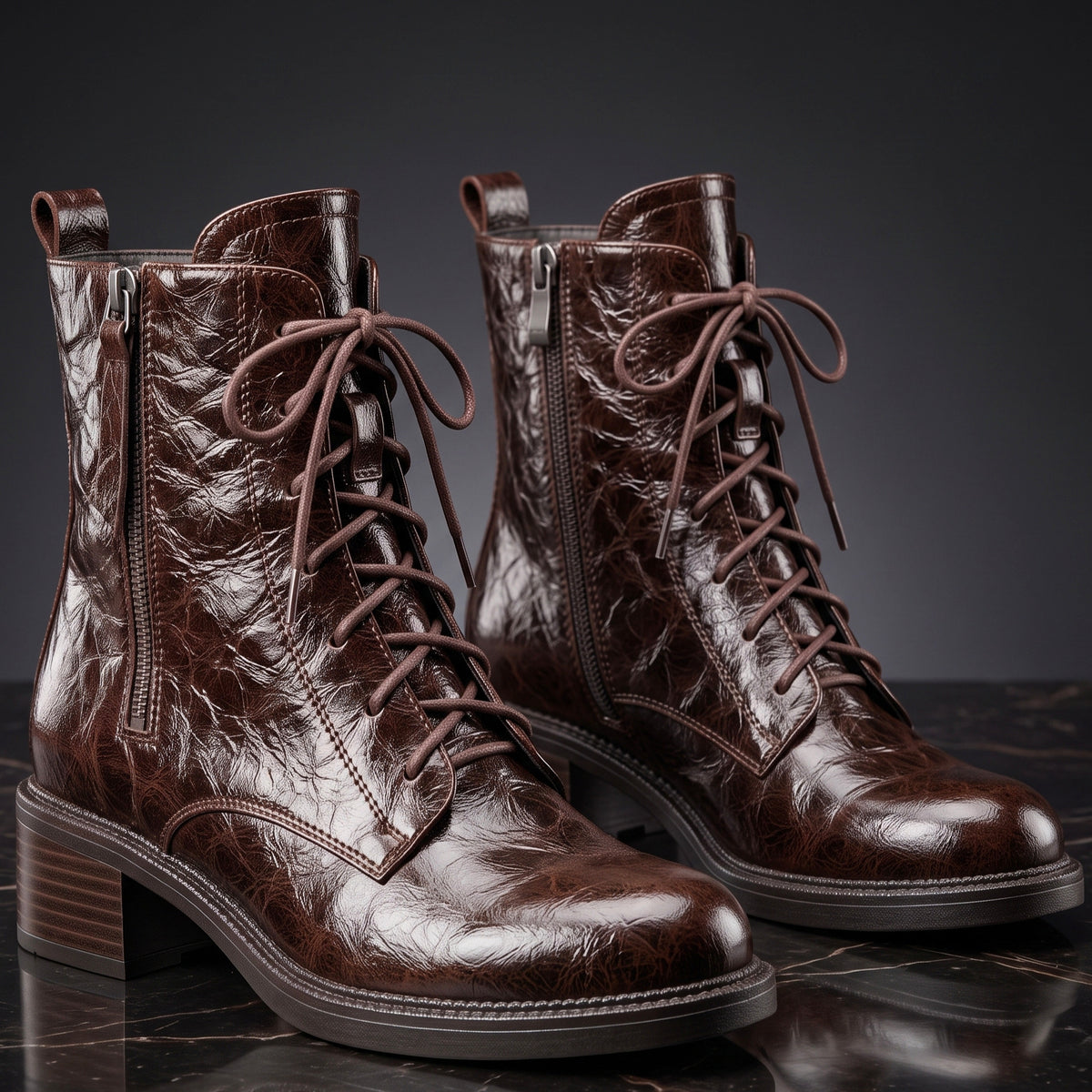 Adeline Genuine Leather Boots